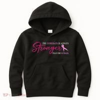 The Comeback Is Always Stronger Than Setback Breast Cancer Kids Hoodie thumb 0