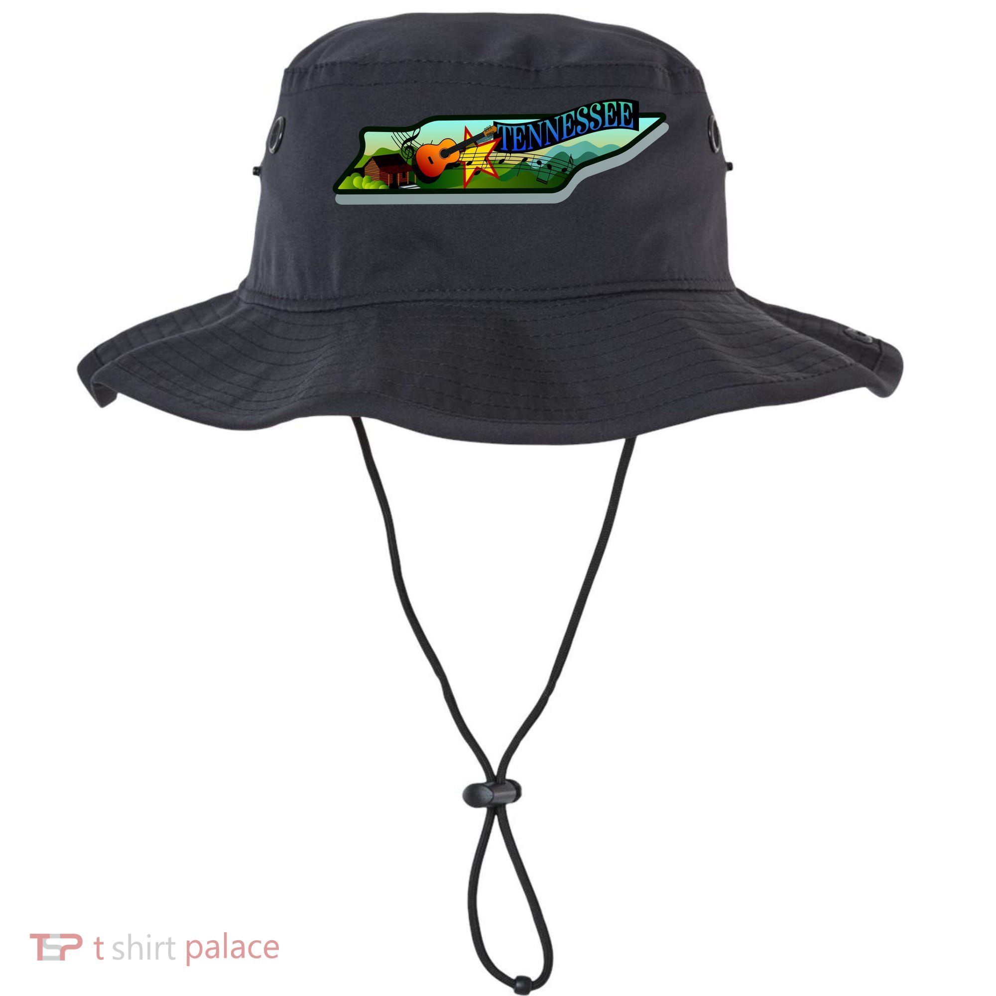 Tennessee Cartoon Illustration Bucket Hat