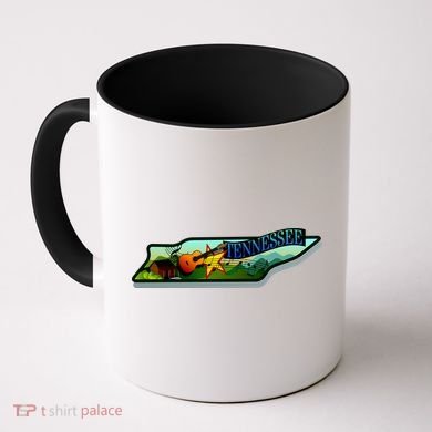Tennessee Cartoon Illustration Coffee Mug
