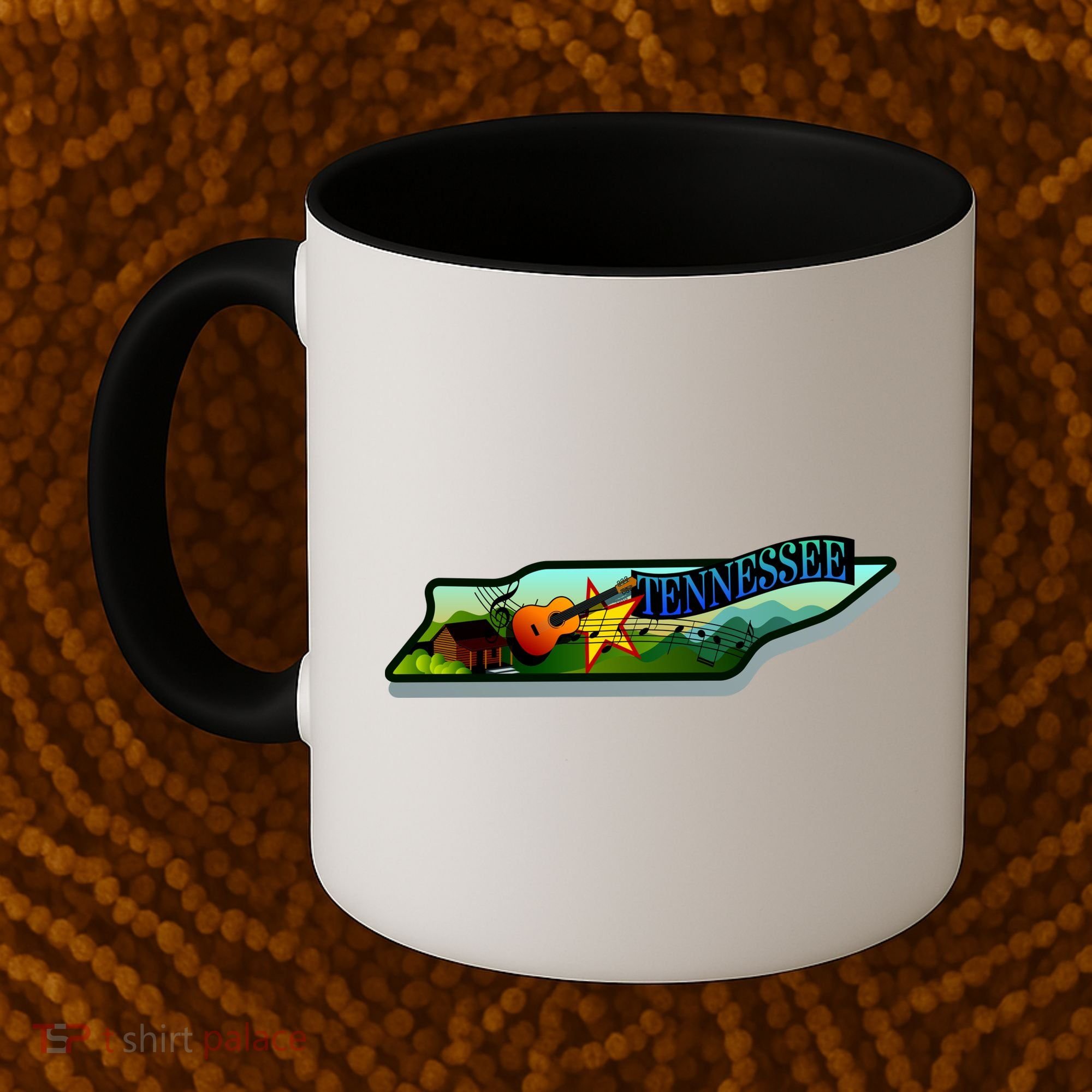 Tennessee Cartoon Illustration Coffee Mug