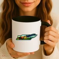 Tennessee Cartoon Illustration Coffee Mug thumb 3