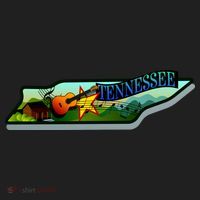 Tennessee Cartoon Illustration Beanie thumb 2