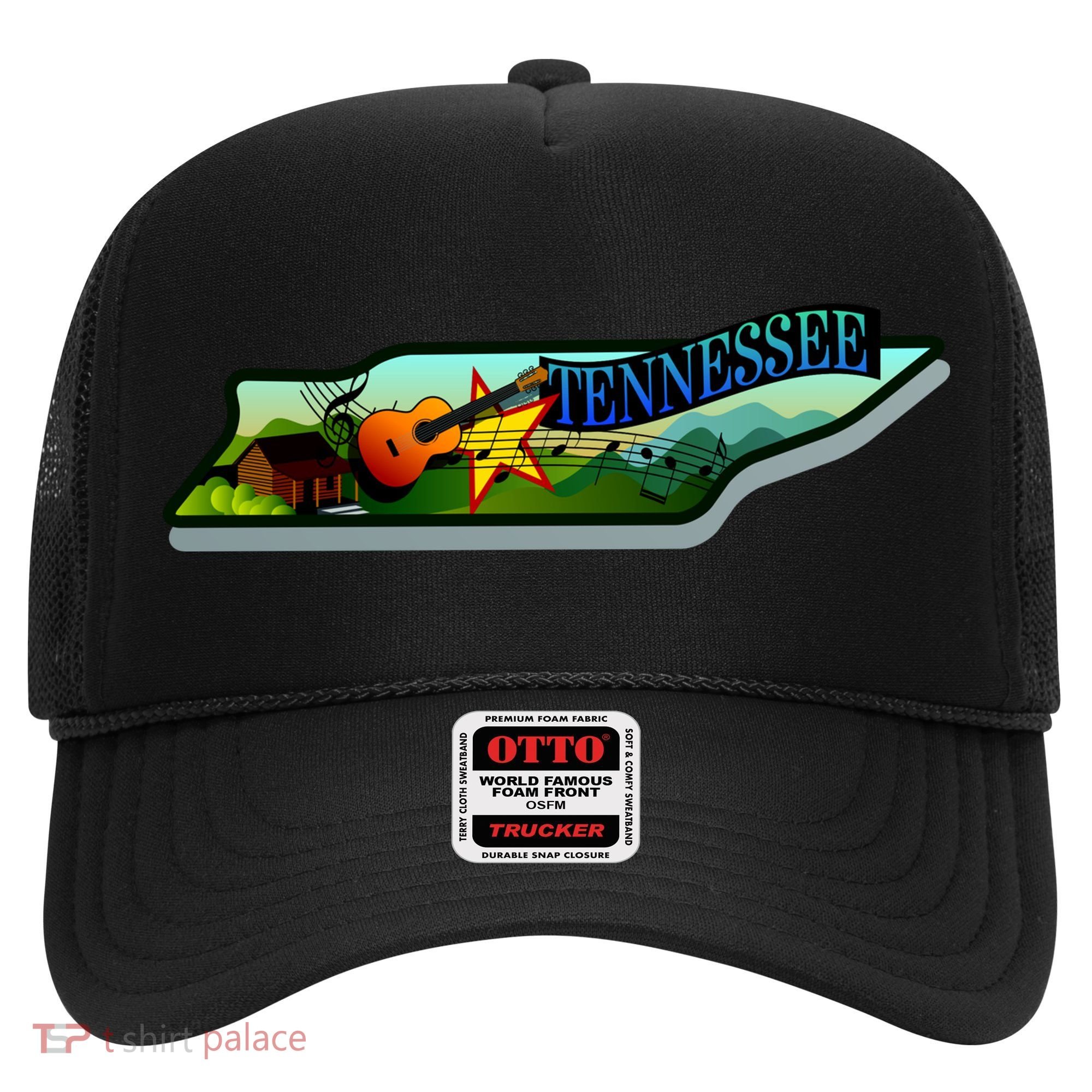 Tennessee Cartoon Illustration Hat