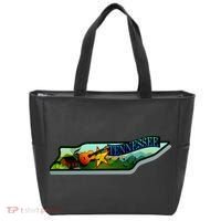 Tennessee Cartoon Illustration Tote Bag thumb 0