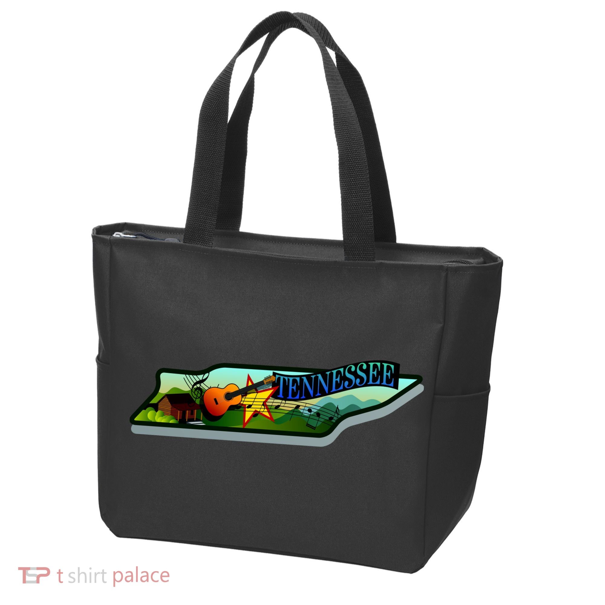 Tennessee Cartoon Illustration Tote Bag