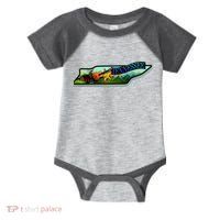 Tennessee Cartoon Illustration Infant Baby Jersey Bodysuit thumb 0