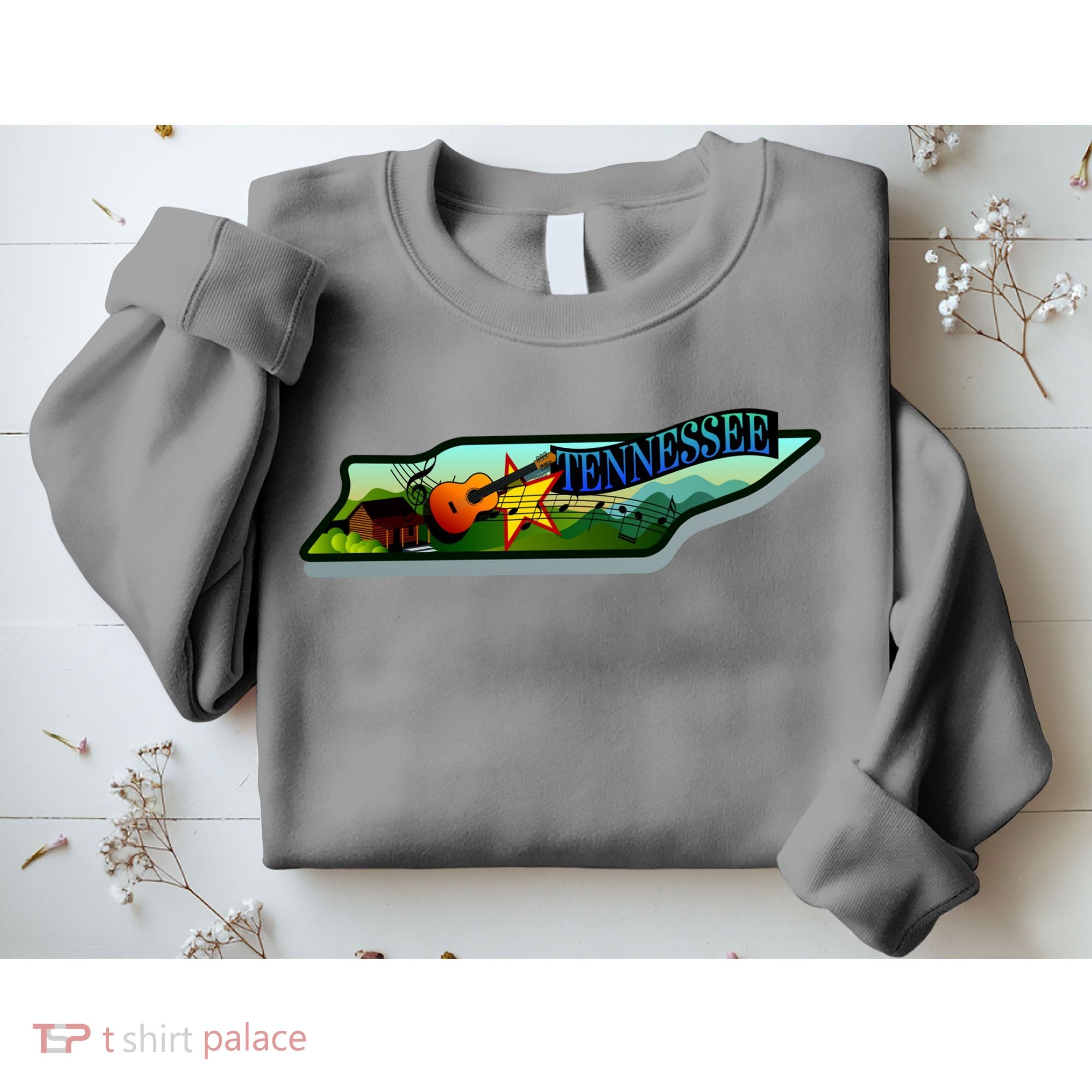 Tennessee Cartoon Illustration Sweatshirt