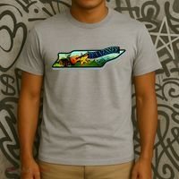 Tennessee Cartoon Illustration T-Shirt thumb 3