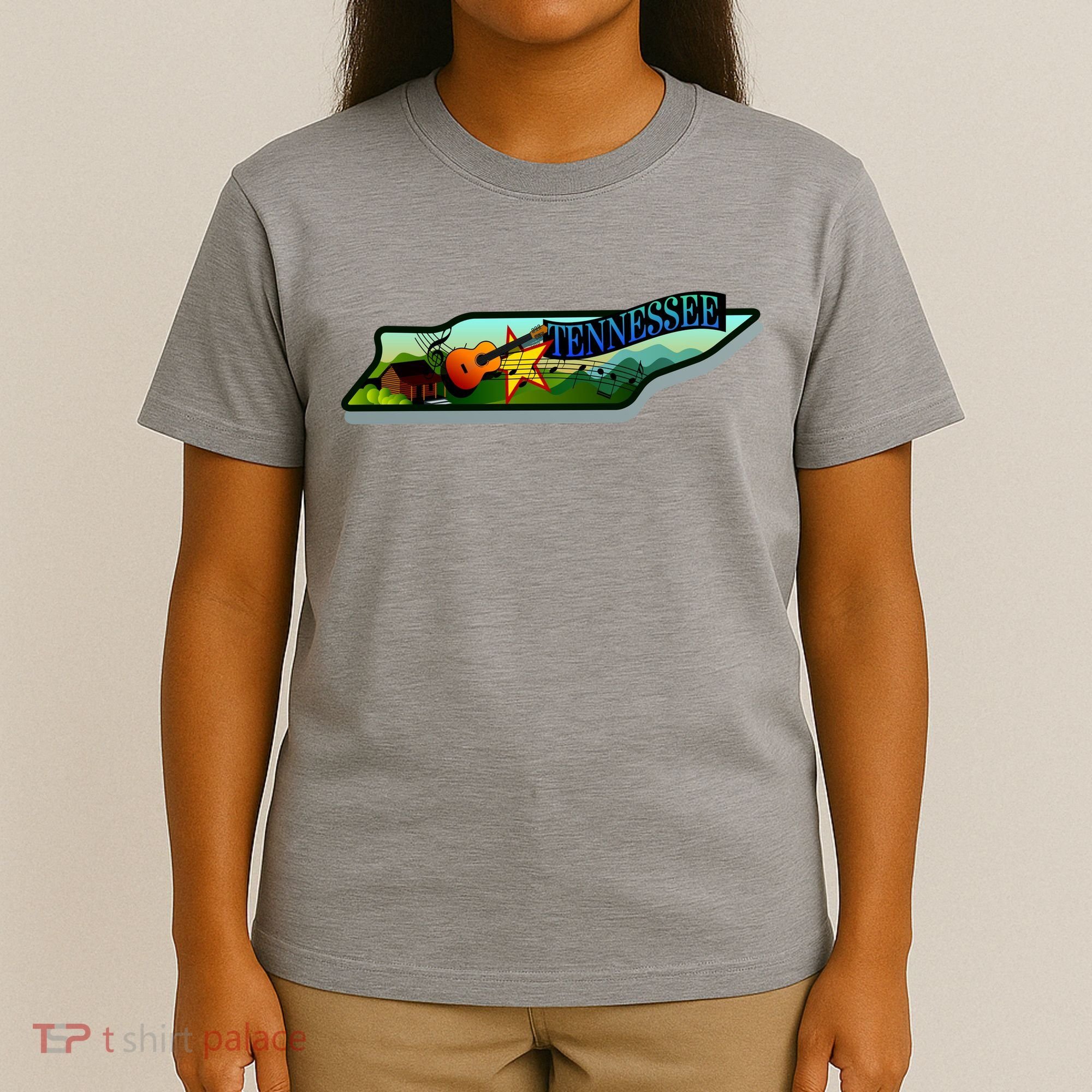 Tennessee Cartoon Illustration T-Shirt