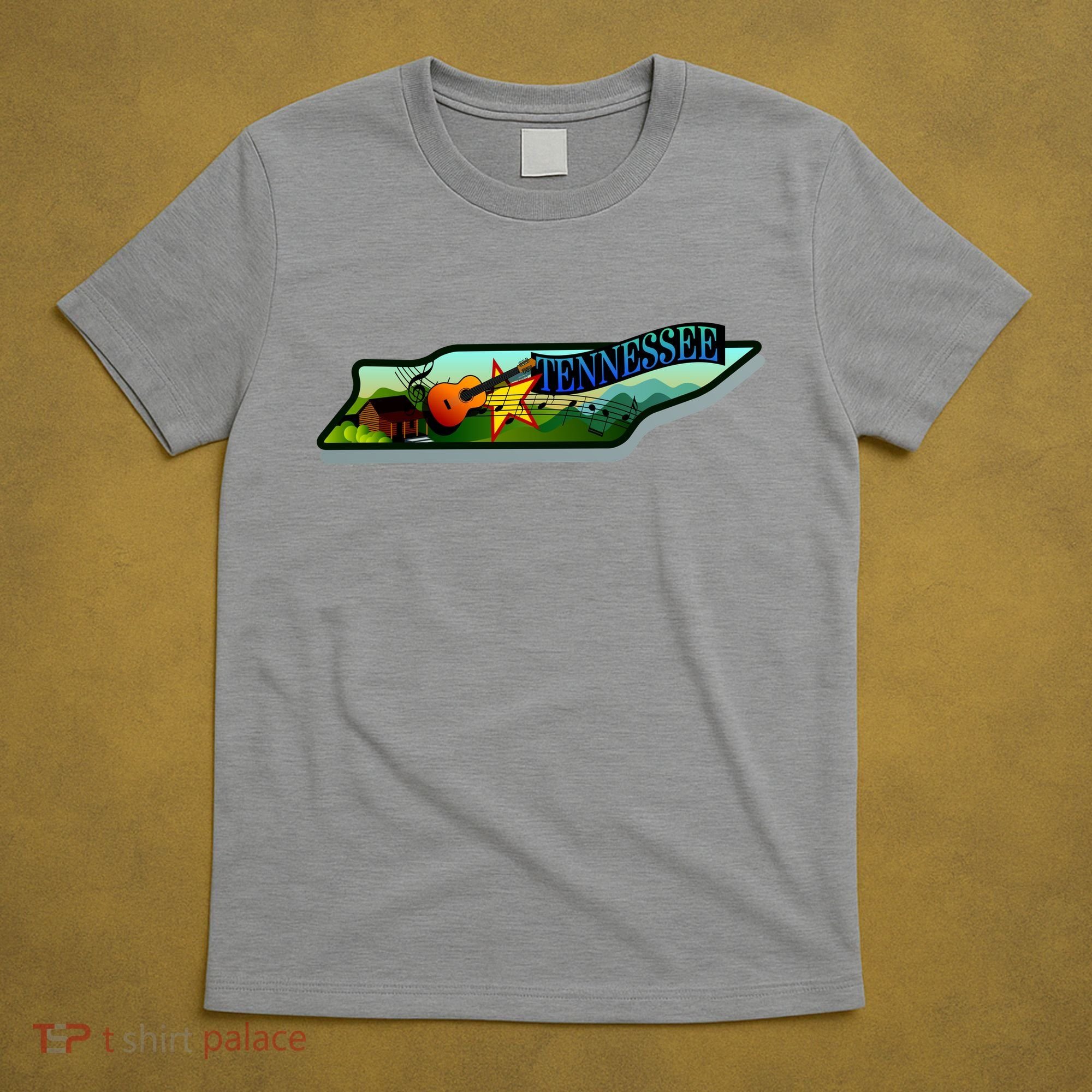 Tennessee Cartoon Illustration T-Shirt
