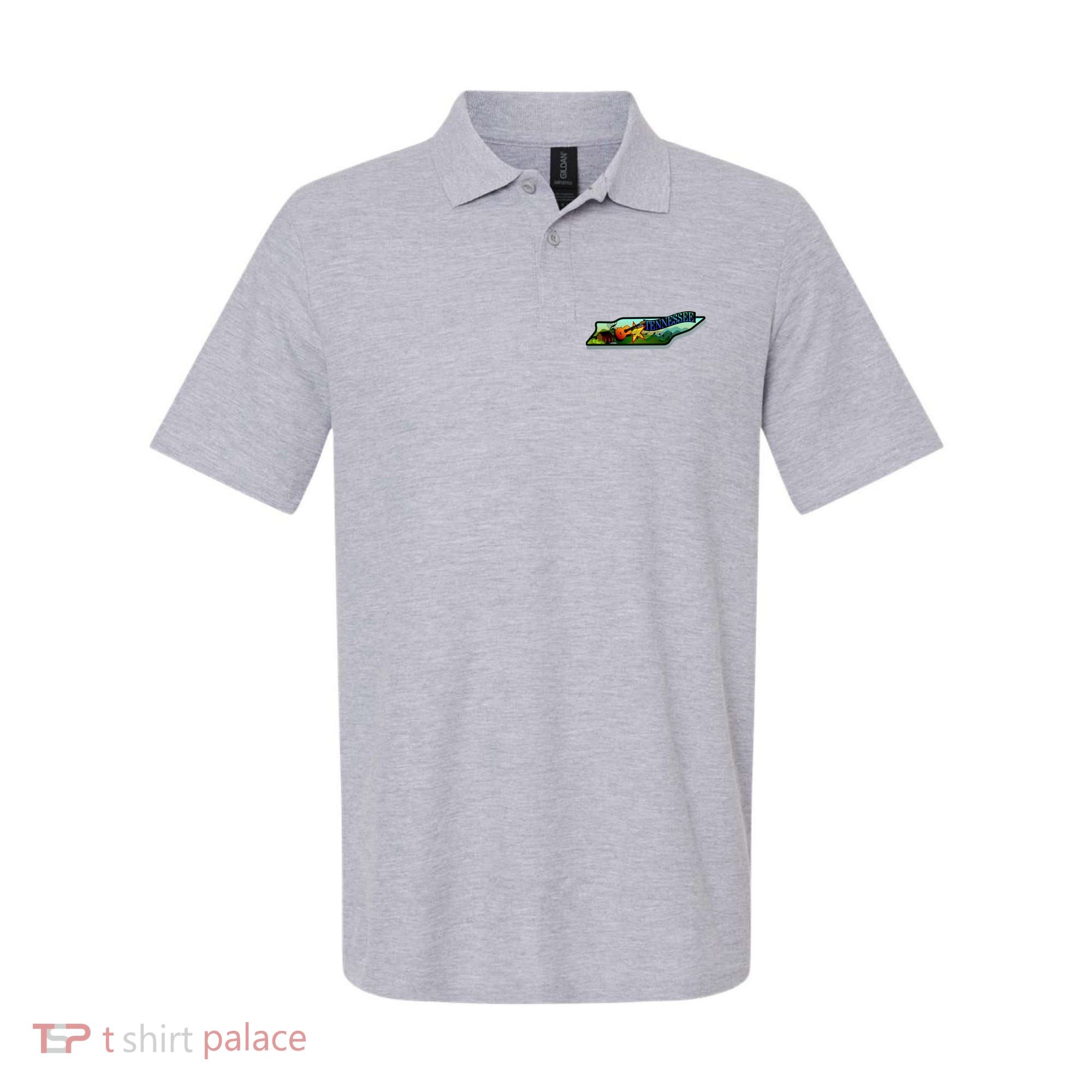 Tennessee Cartoon Illustration Polo
