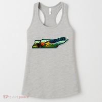 Tennessee Cartoon Illustration Women's Tank Top thumb 0