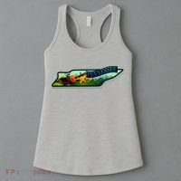 Tennessee Cartoon Illustration Women's Tank Top thumb 3