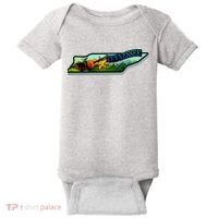 Tennessee Cartoon Illustration Baby Bodysuit thumb 0