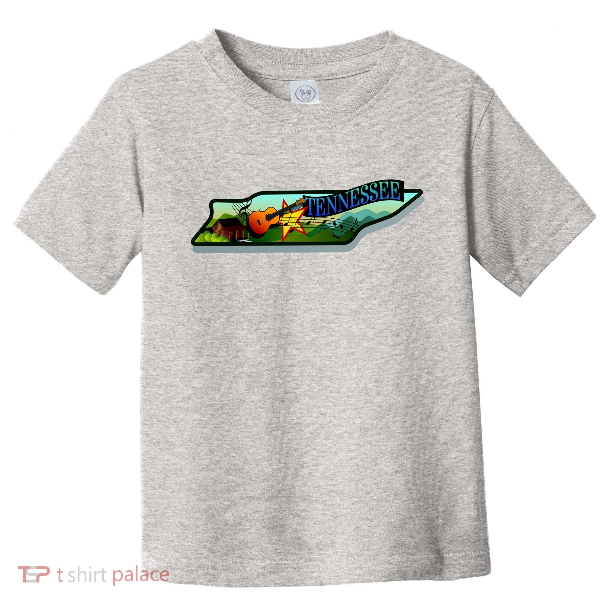 Tennessee Cartoon Illustration Toddler T-Shirt