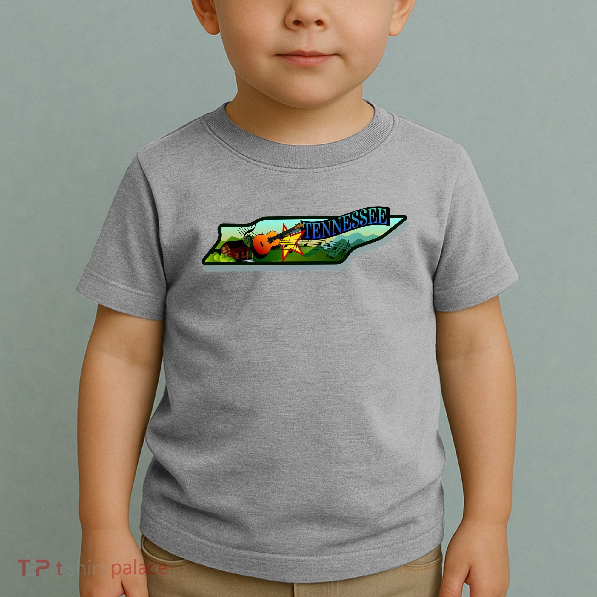 Tennessee Cartoon Illustration Toddler T-Shirt