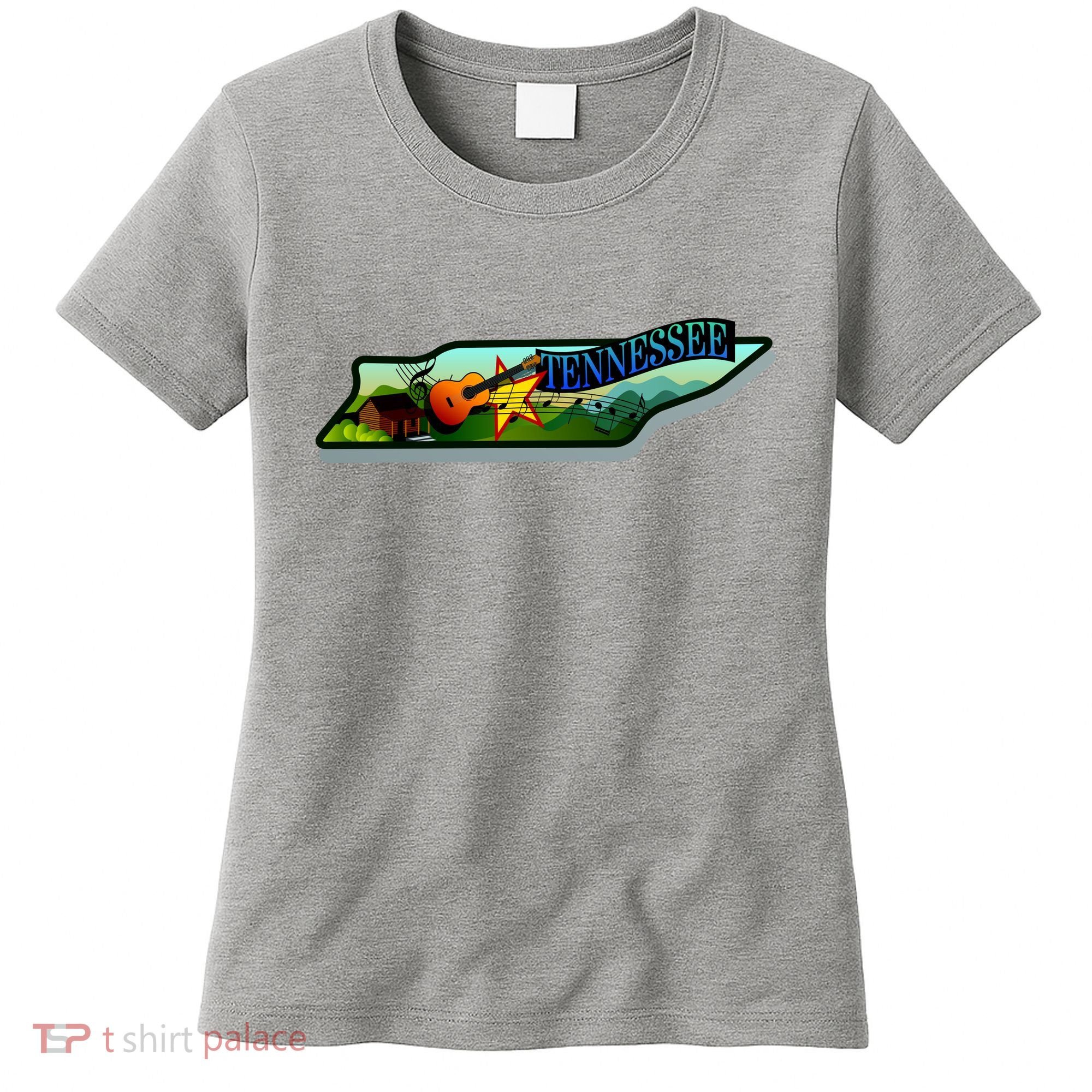 Tennessee Cartoon Illustration Women's T-Shirt