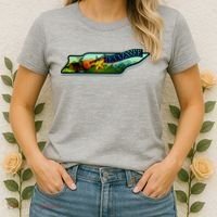 Tennessee Cartoon Illustration Women's T-Shirt thumb 2
