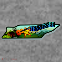 Tennessee Cartoon Illustration Kids Sweatshirt thumb 2