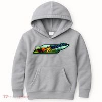Tennessee Cartoon Illustration Kids Hoodie thumb 0