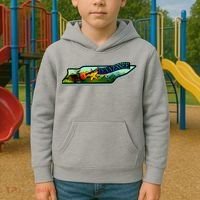 Tennessee Cartoon Illustration Kids Hoodie thumb 2