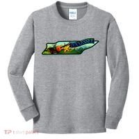 Tennessee Cartoon Illustration Kids Long Sleeve Shirt thumb 0