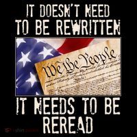 The Constitution It Doesnt Need To Be Rewritten It Needs To Be Reread Women's Hoodie thumb 2