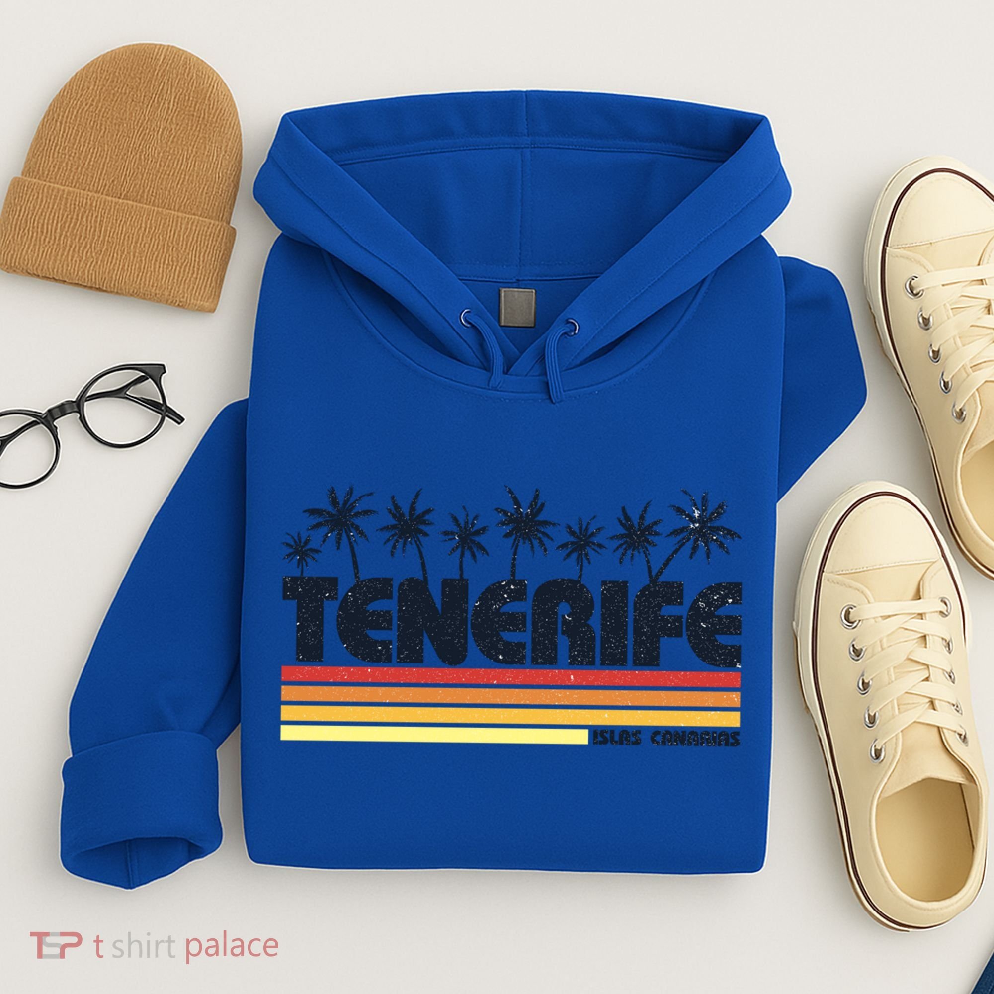 Tenerife Canary Islands Spain Retro Tourism Gift Hoodie