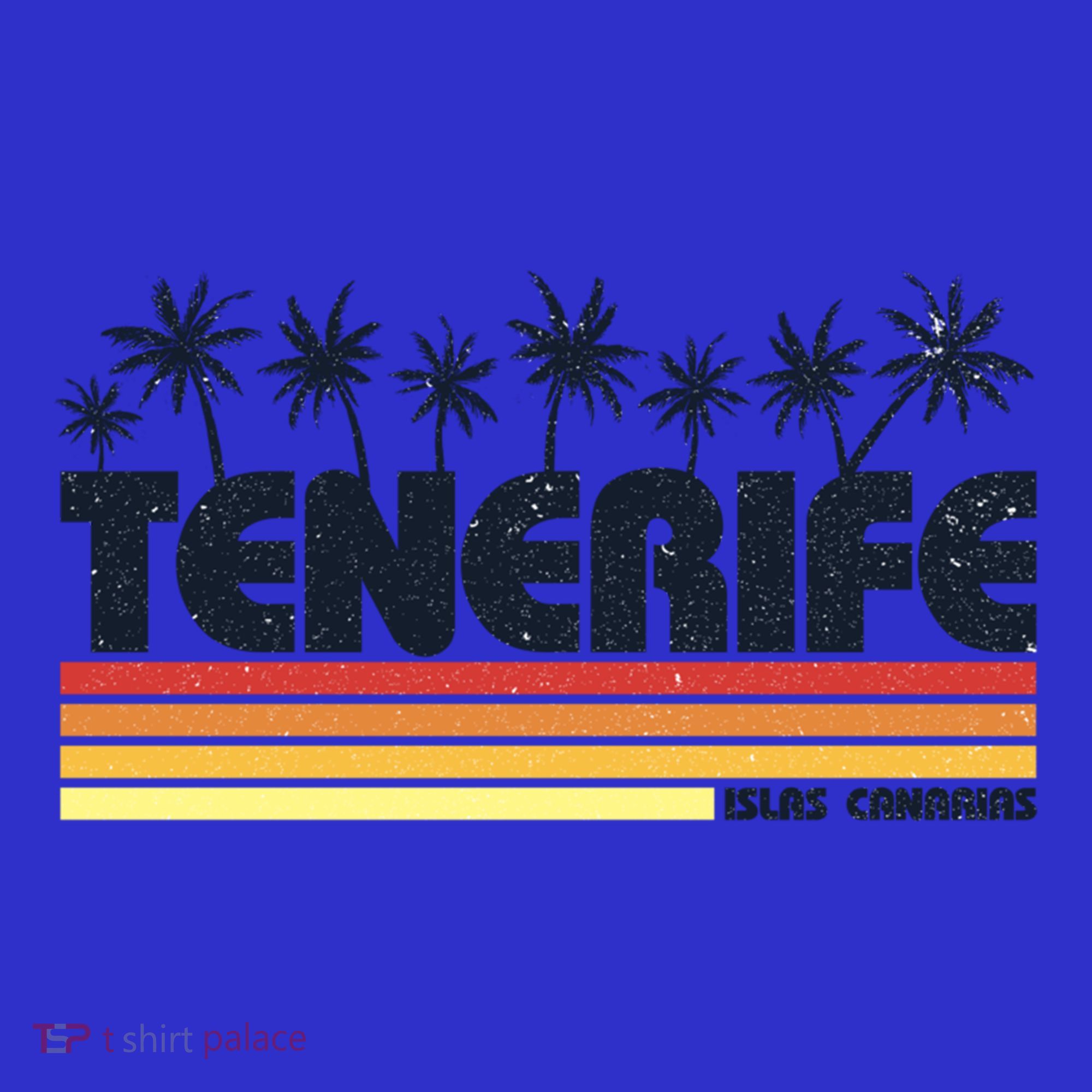 Tenerife Canary Islands Spain Retro Tourism Gift Long Sleeve Shirt