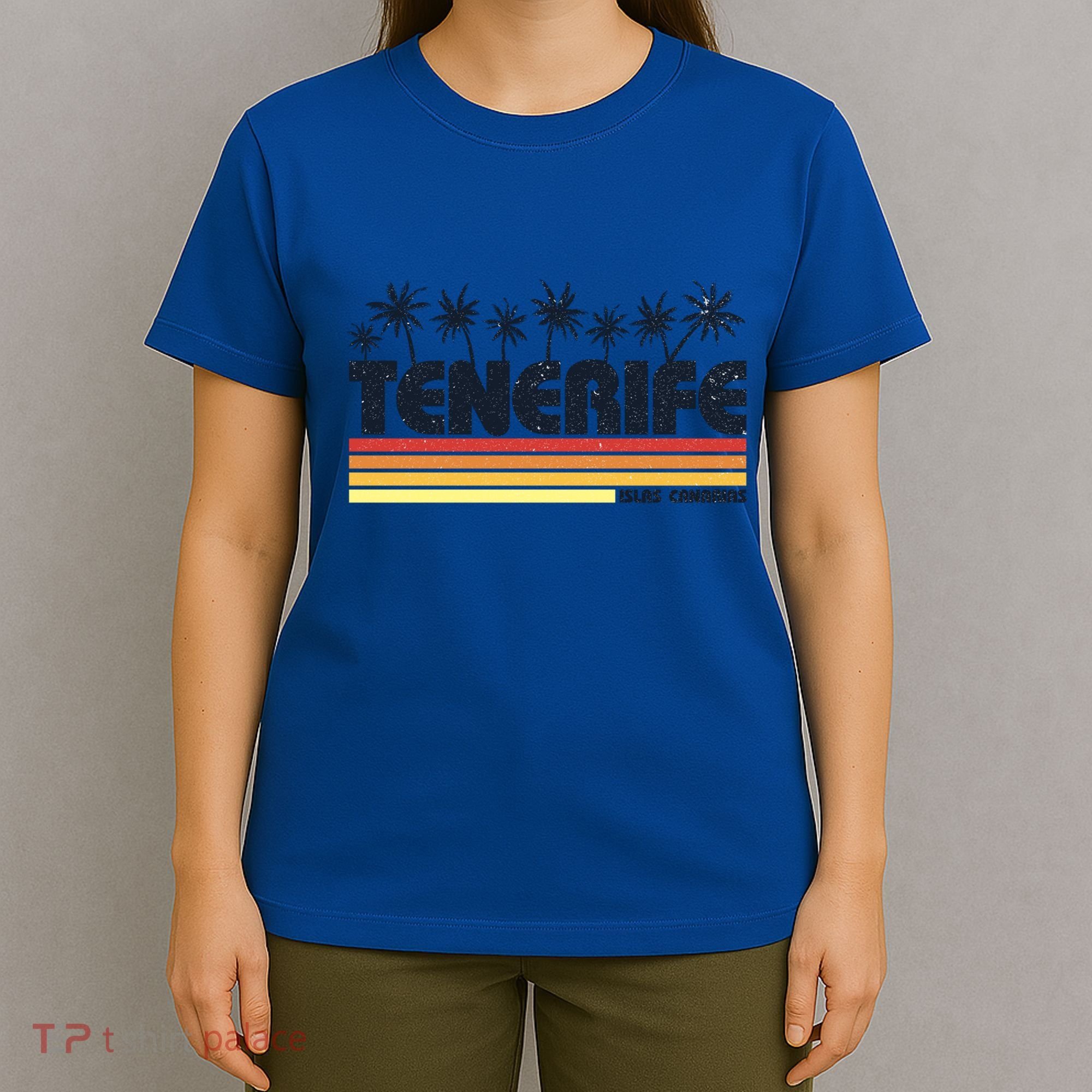 Tenerife Canary Islands Spain Retro Tourism Gift T-Shirt