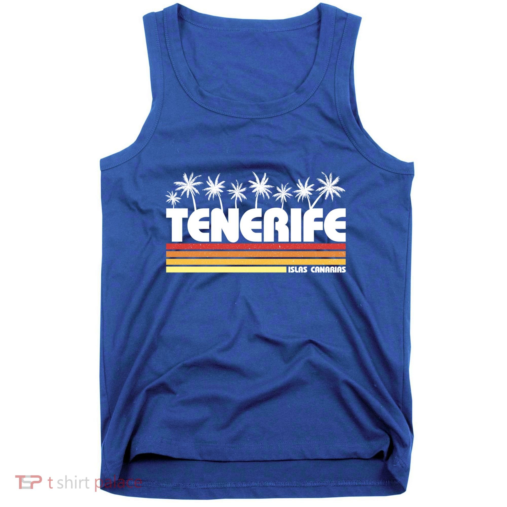 Tenerife Canary Islands Spain Retro Tourism Gift Tank Top