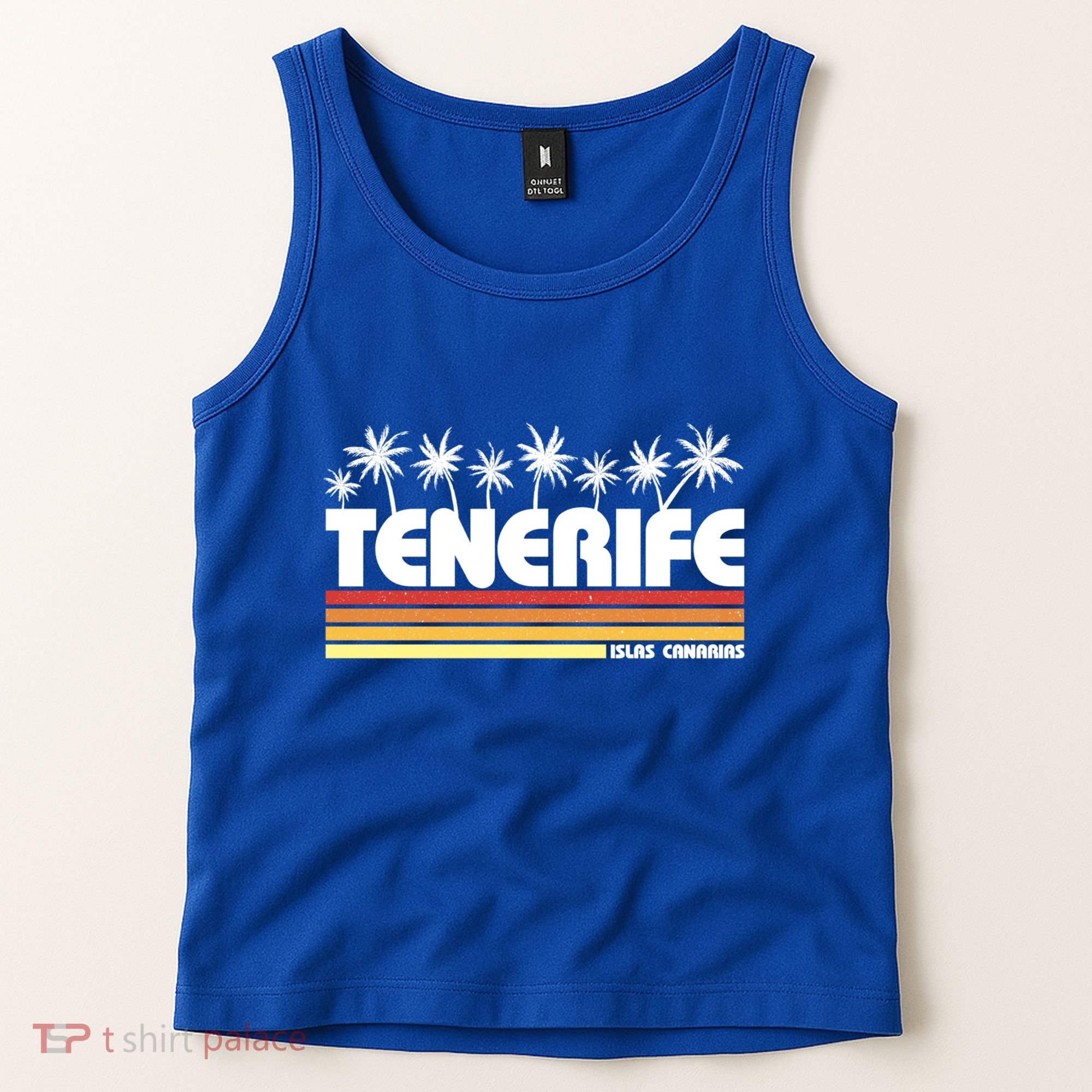 Tenerife Canary Islands Spain Retro Tourism Gift Tank Top