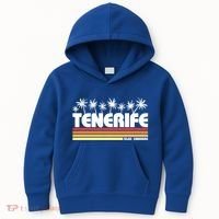 Tenerife Canary Islands Spain Retro Tourism Gift Kids Hoodie thumb 0