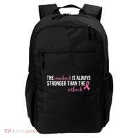 The Comeback Is Always Stronger Than Setback Breast Cancer Backpack thumb 0