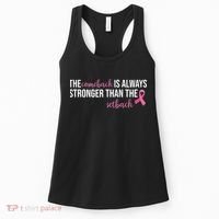 The Comeback Is Always Stronger Than Setback Breast Cancer Women's Tank Top thumb 0