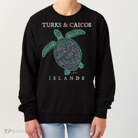 Turks & Caicos Islands Sea Turtle Women's Sweatshirt thumb 0