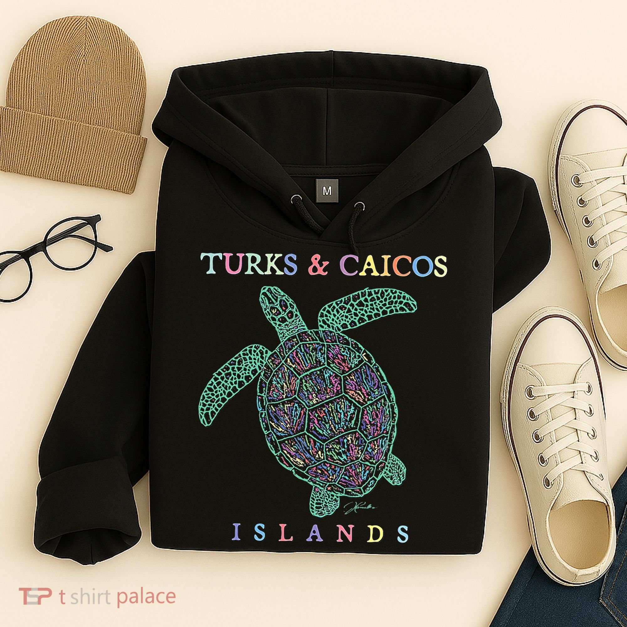 Turks & Caicos Islands Sea Turtle Hoodie