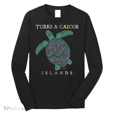 Turks & Caicos Islands Sea Turtle Long Sleeve Shirt