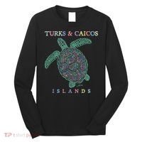 Turks & Caicos Islands Sea Turtle Long Sleeve Shirt thumb 0