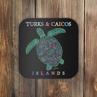 Turks & Caicos Islands Sea Turtle Coaster