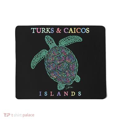Turks & Caicos Islands Sea Turtle Mousepad