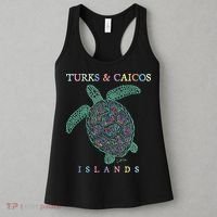 Turks & Caicos Islands Sea Turtle Women's Tank Top thumb 3