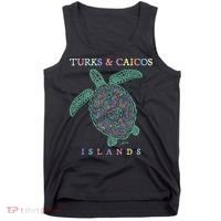 Turks & Caicos Islands Sea Turtle Tank Top thumb 0