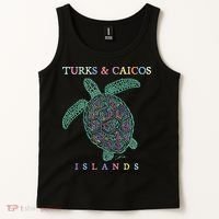 Turks & Caicos Islands Sea Turtle Tank Top thumb 2