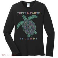 Turks & Caicos Islands Sea Turtle Women's Long Sleeve Shirt thumb 0