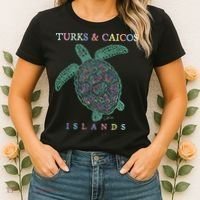 Turks & Caicos Islands Sea Turtle Women's T-Shirt thumb 2