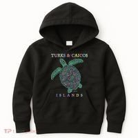 Turks & Caicos Islands Sea Turtle Kids Hoodie thumb 0
