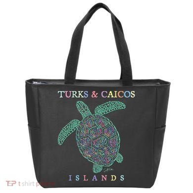 Turks & Caicos Islands Sea Turtle Tote Bag