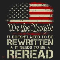 The Constitution It Doesnt Need To Be Rewritten It Needs To Be Reread Women's Sweatshirt thumb 2