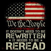 The Constitution It Doesnt Need To Be Rewritten It Needs To Be Reread Button thumb 1